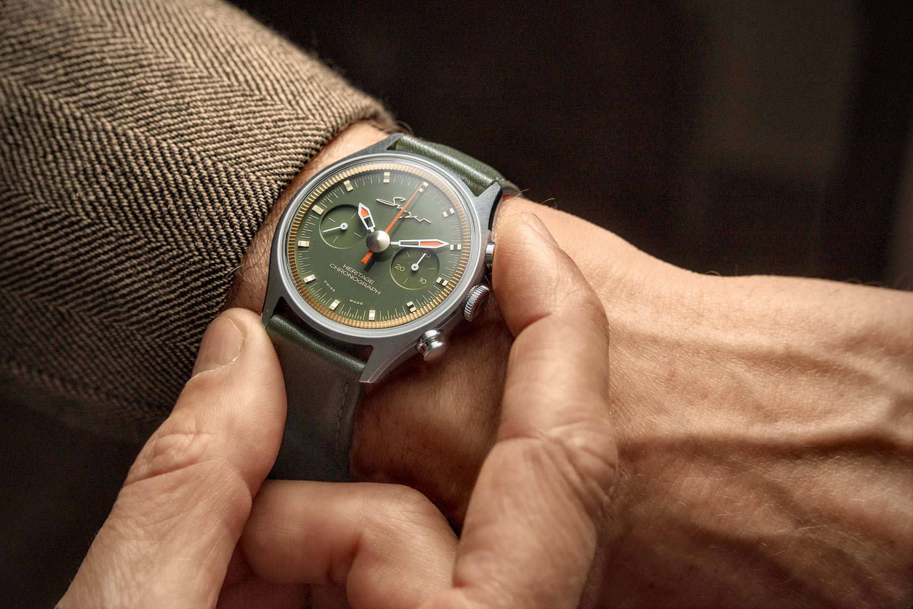 The Vintage-Valjoux-Powered Singer Heritage Collection
