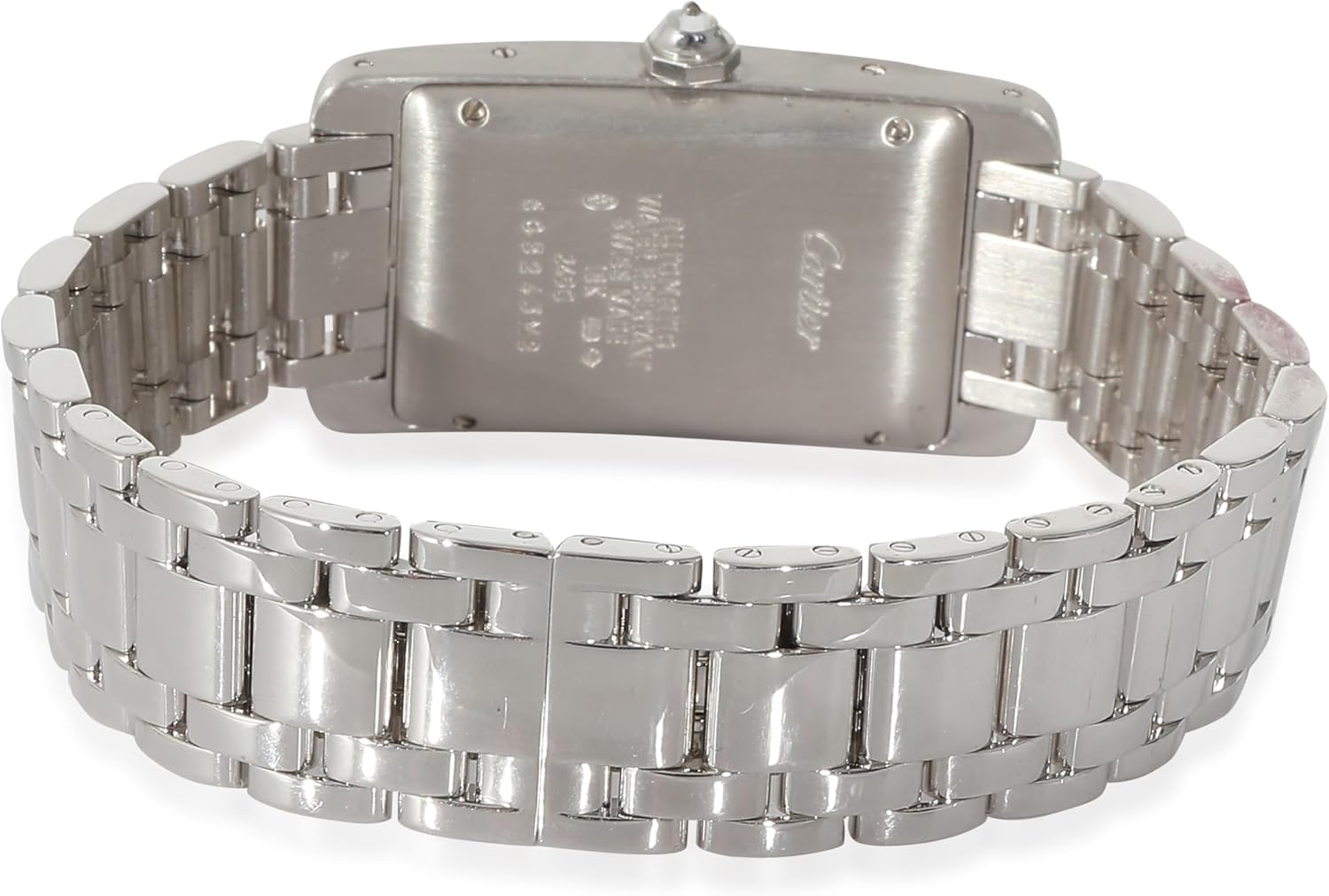 Cartier, Pre-Loved Tank Americaine de Cartier Watch, 7.00, 18K White Gold : Clothing, Shoes  Jewelry