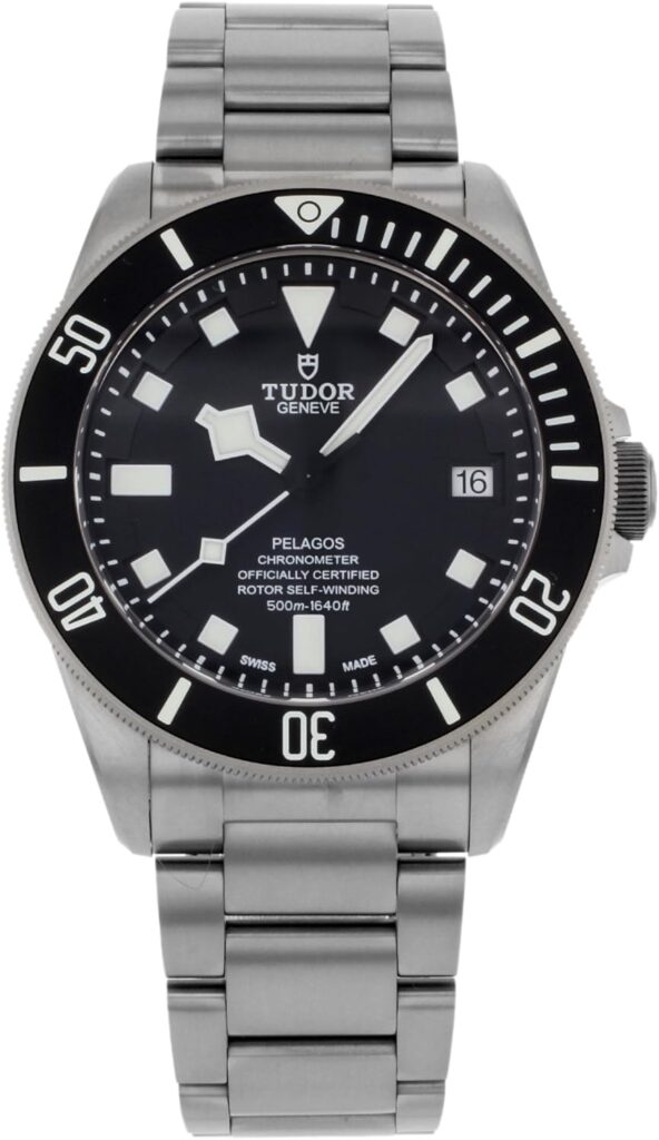 Tudor Pelagos Chronometer Black Dial Titanium Mens Watch M25600TN-0001