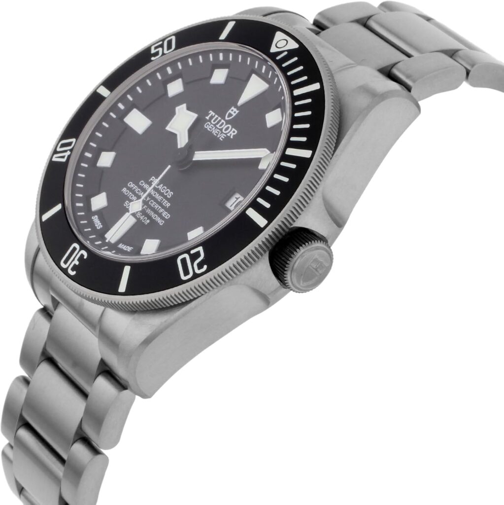 Tudor Pelagos Chronometer Black Dial Titanium Mens Watch M25600TN-0001