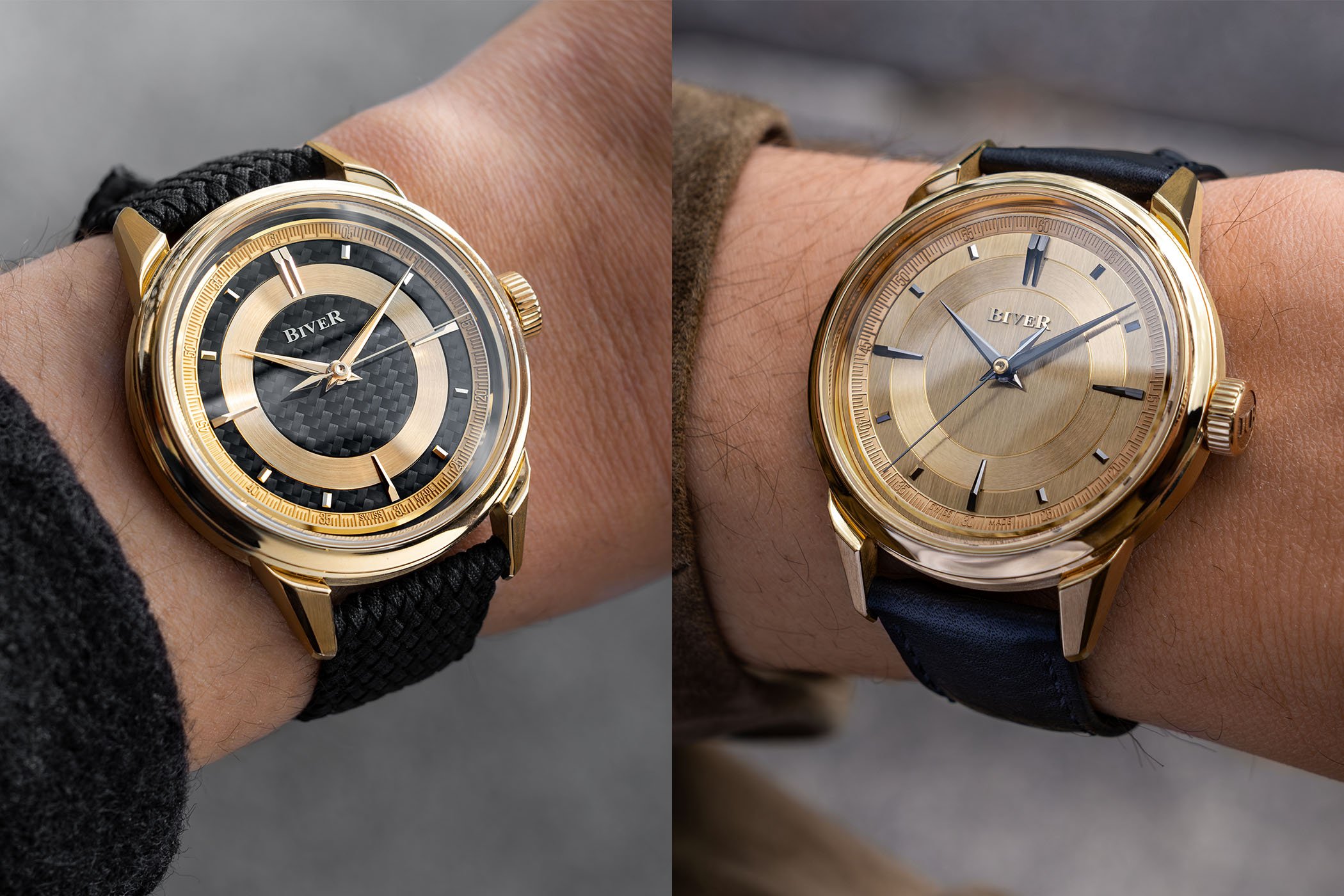 The Biver Automatique Yellow Gold & Atelier Series Carbon Edition
