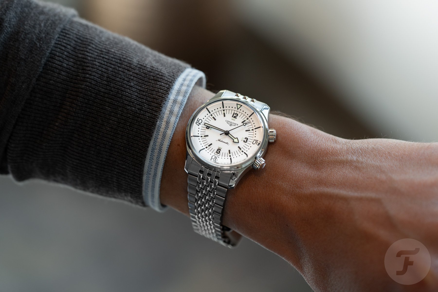 An Icy New White-Dial Variant Of The Longines Legend Diver An Icy New White-Dial Variant Of The Longines Legend Diver