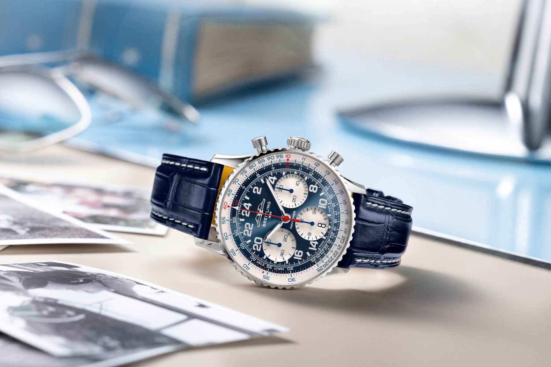 Breitling Navitimer B02 Cosmonaute In Platinum Breitling Navitimer B02 Cosmonaute In Platinum