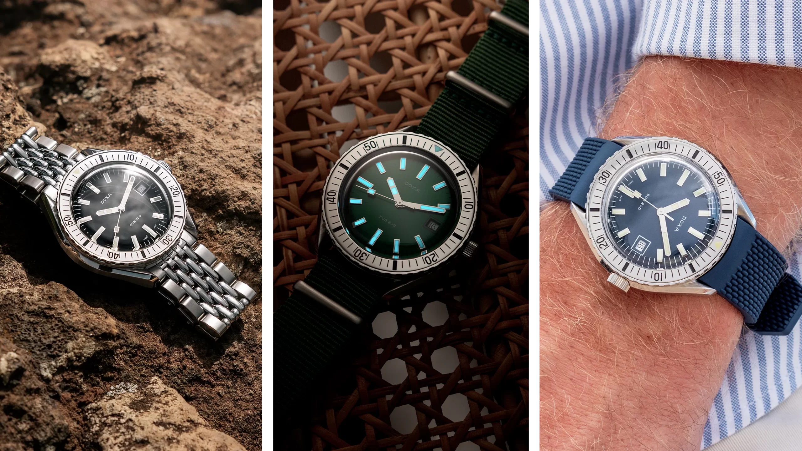 Doxa refreshes the SUB 200 range with a new steel bezel, proving that small changes can offer a big impact Doxa refreshes the SUB 200 range with a new steel bezel, proving that small changes can offer a big impact