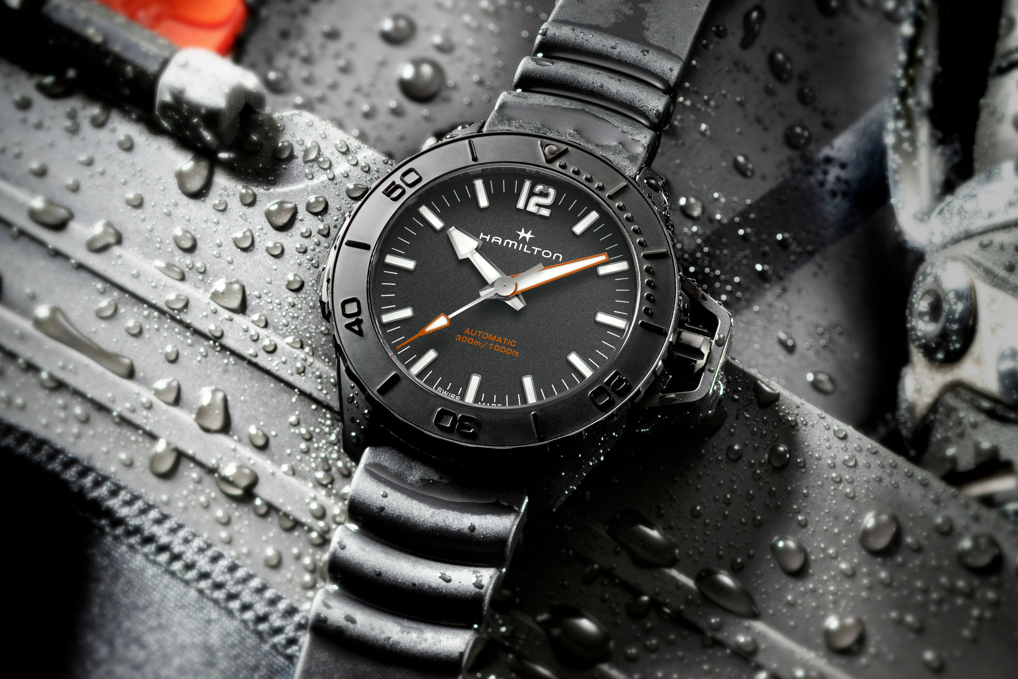 Hamilton Expands the Khaki Navy Frogman Collection with a new Black PVD Version Hamilton Expands the Khaki Navy Frogman Collection with a new Black PVD Version