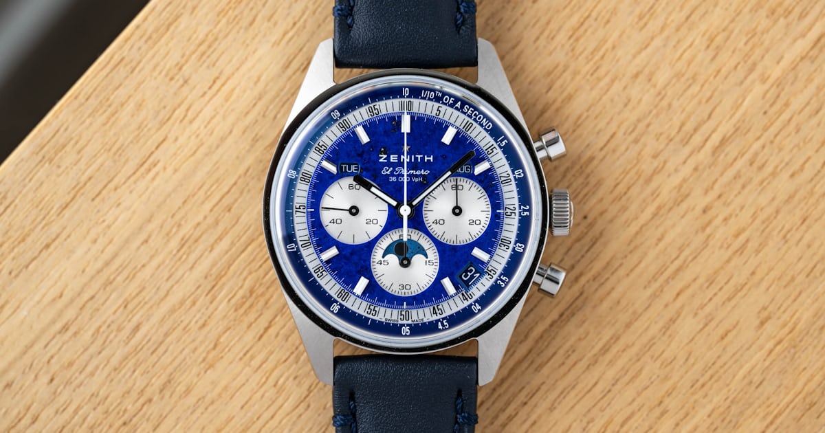 Hands-On: The Zenith Chronomaster Original Triple Calendar Lapis Lazuli Hands-On: The Zenith Chronomaster Original Triple Calendar Lapis Lazuli