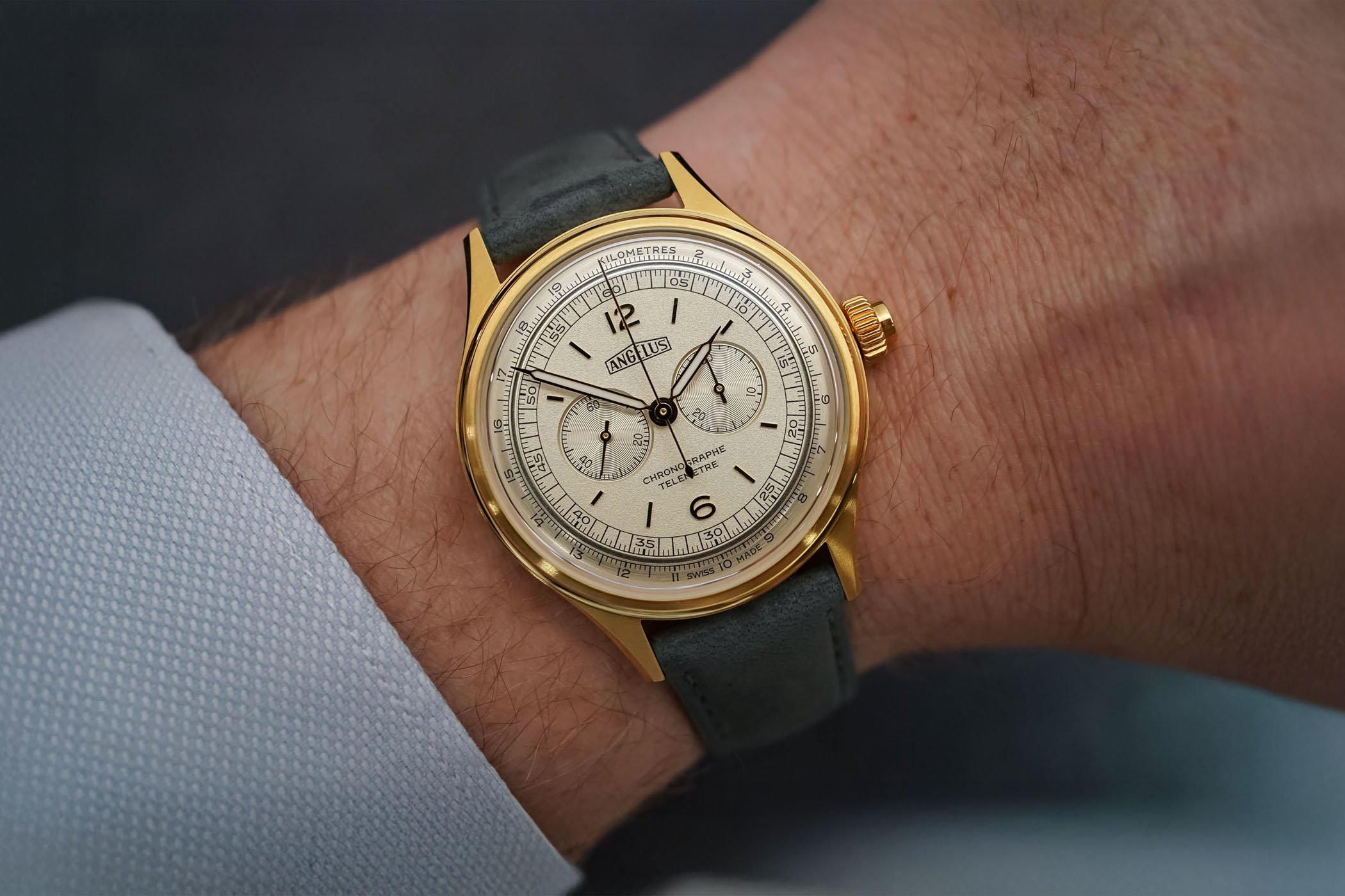 The Appealing Angelus Chronographe Télémètre Monopusher