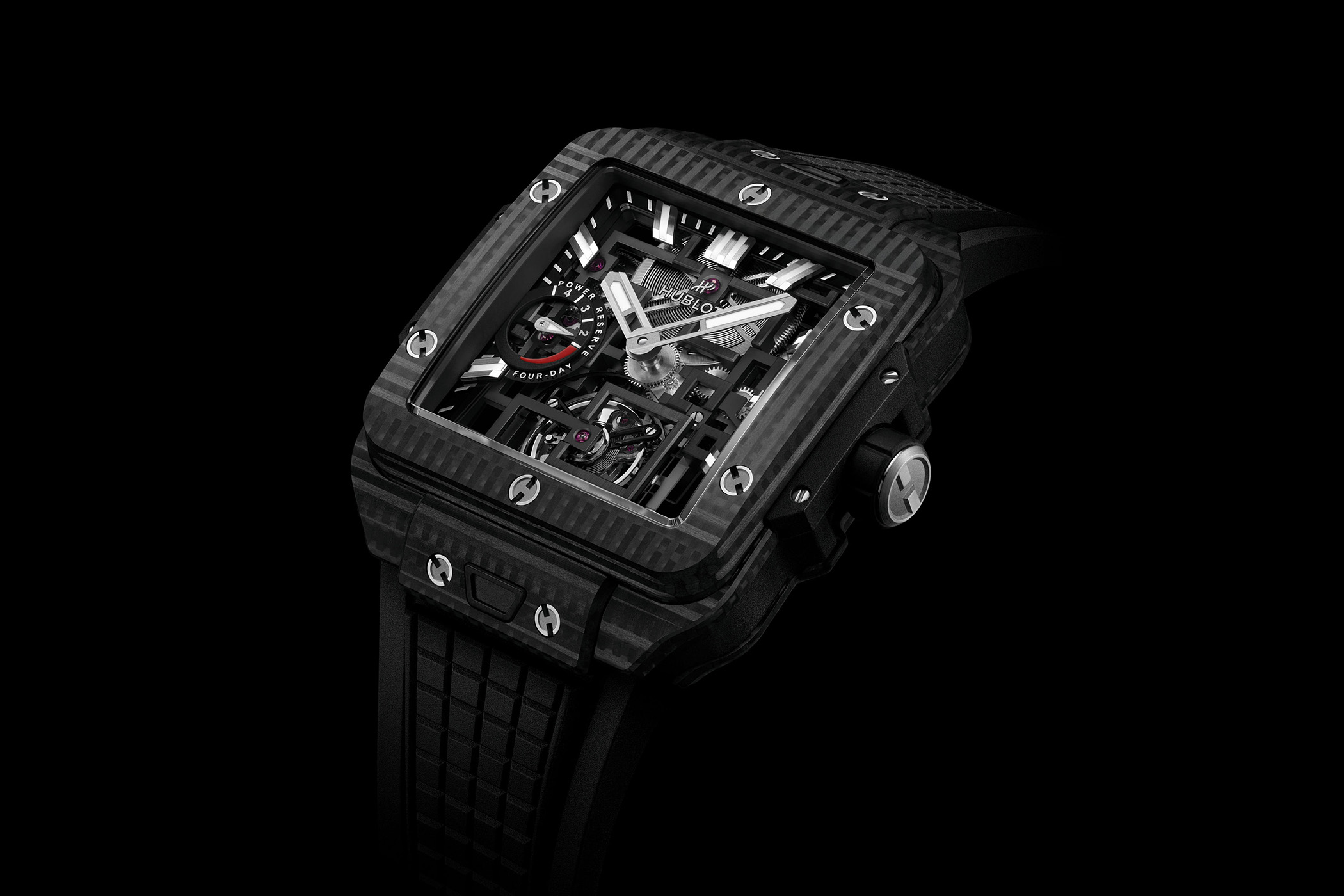 The New Hublot Square Bang Tourbillon 4-Day Power Reserve The New Hublot Square Bang Tourbillon 4-Day Power Reserve