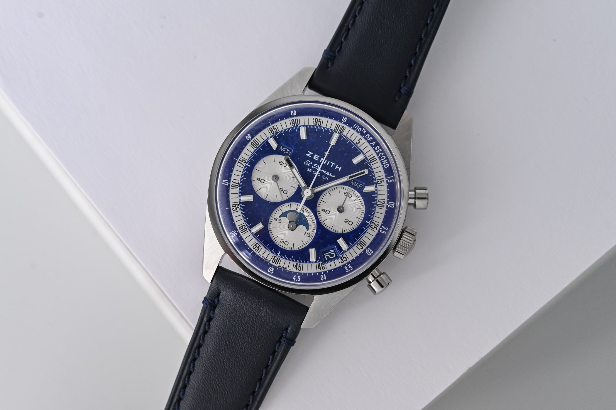 The New Zenith Chronomaster Original Triple Calendar Lapis Lazuli The New Zenith Chronomaster Original Triple Calendar Lapis Lazuli