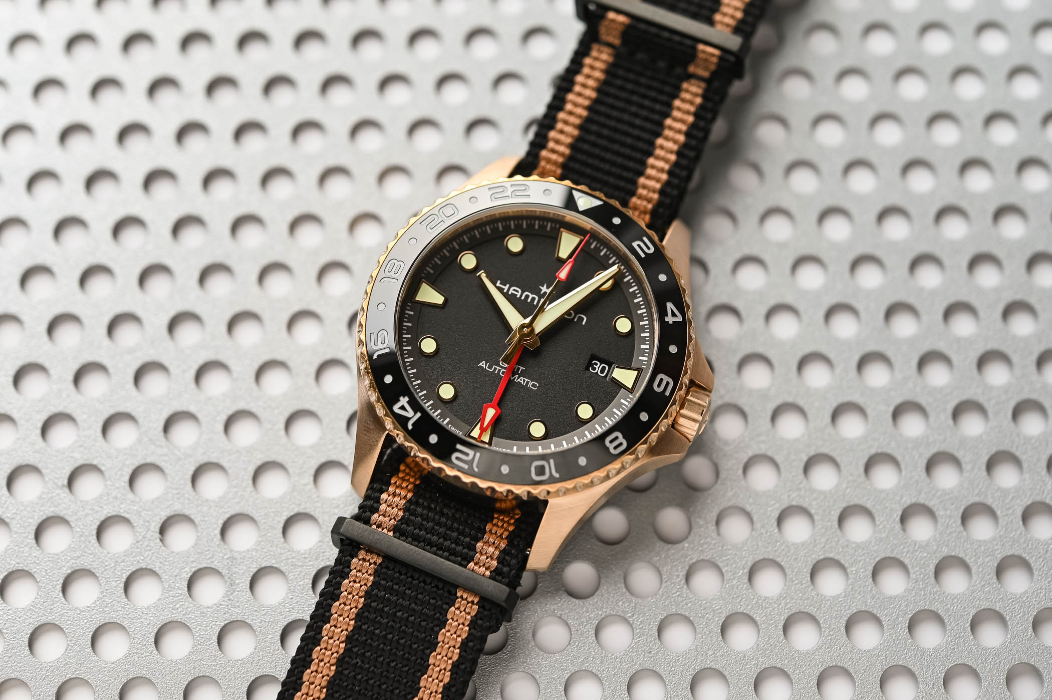 The New and Accessible Hamilton Khaki Navy Scuba Auto GMT The New and Accessible Hamilton Khaki Navy Scuba Auto GMT