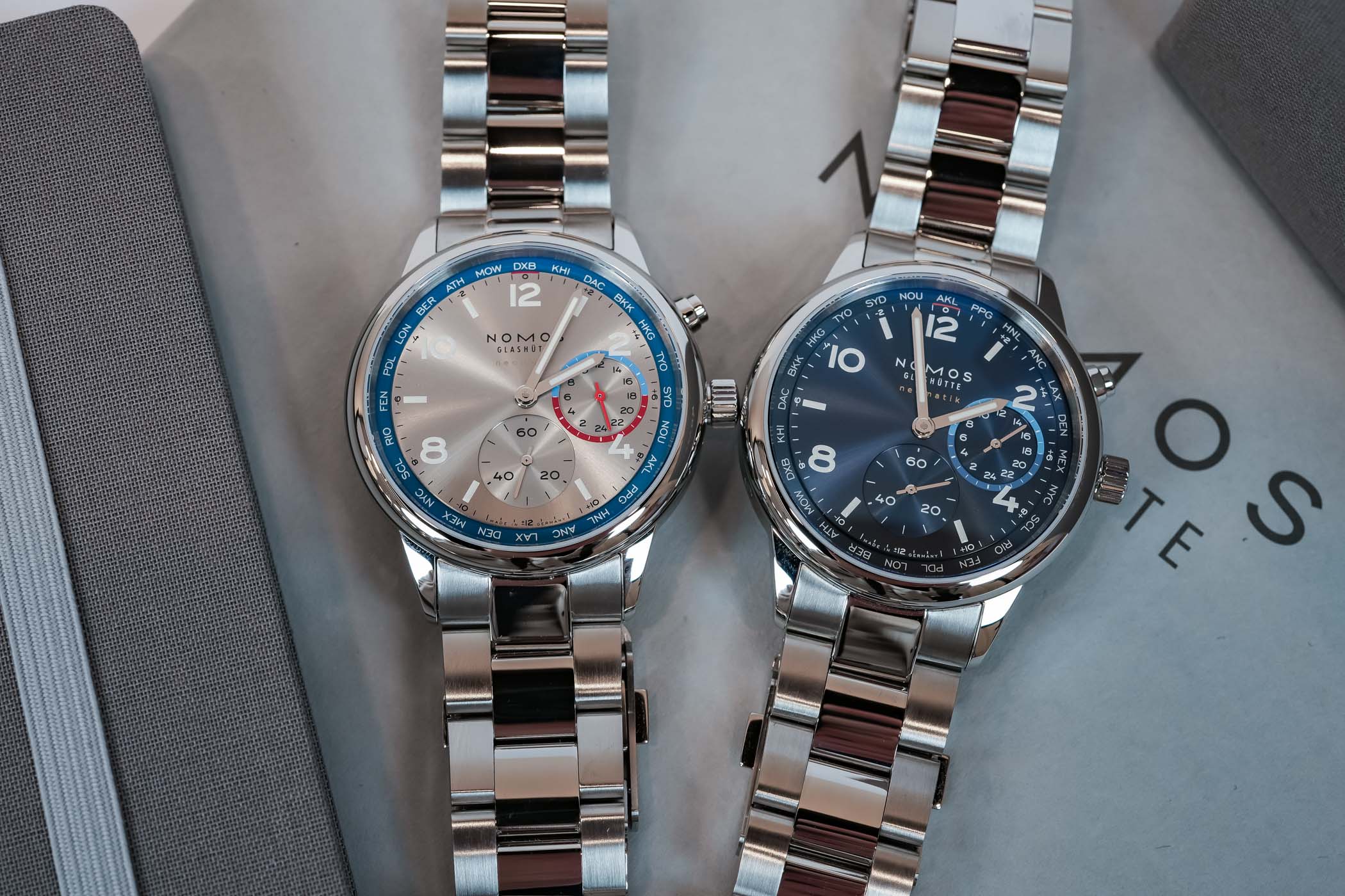 The Nomos Club Sport Neomatik Worldtimer The Nomos Club Sport Neomatik Worldtimer