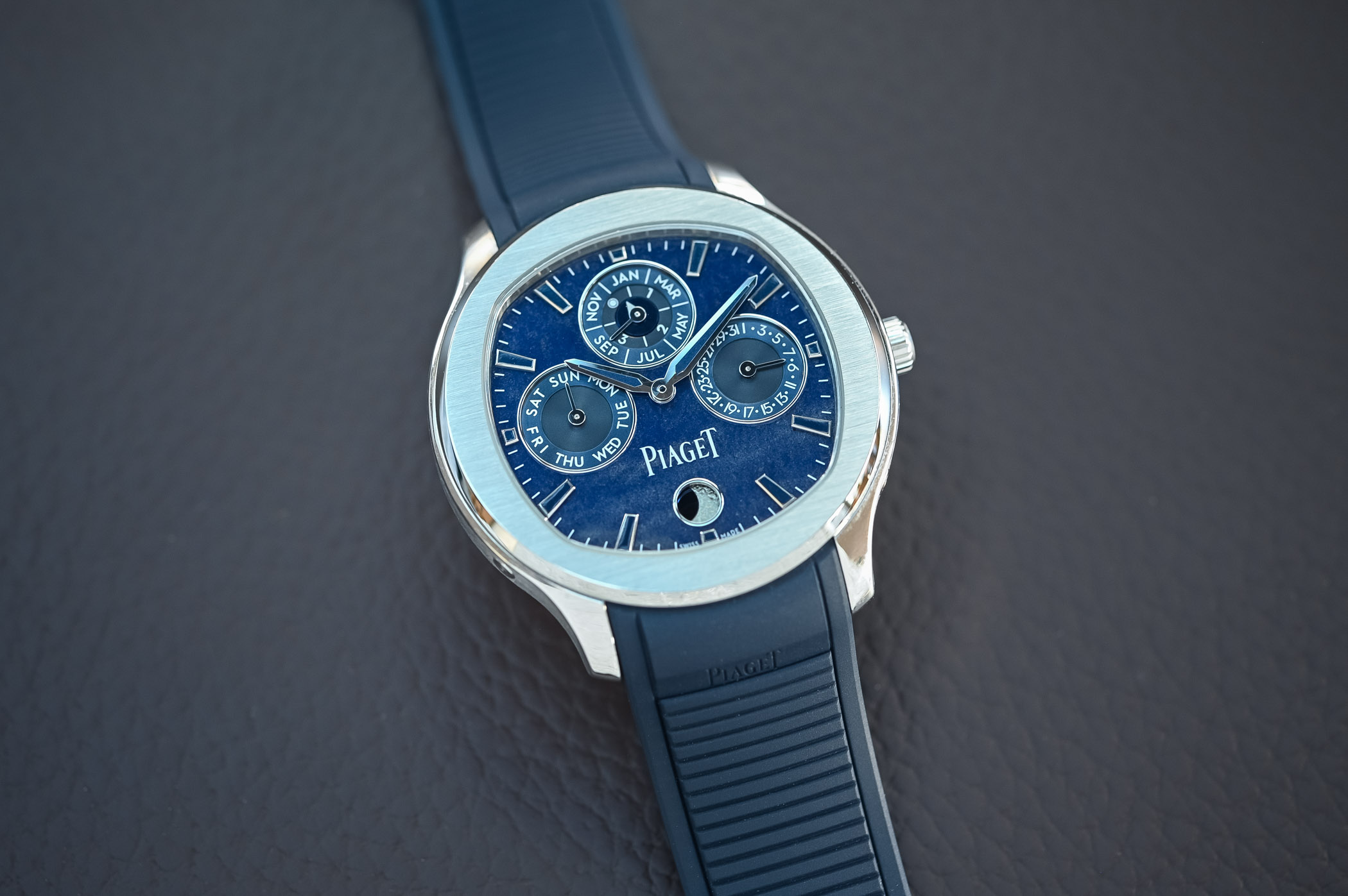 The Piaget Polo Perpetual Calendar Ultra-Thin with Obsidian Dials The Piaget Polo Perpetual Calendar Ultra-Thin with Obsidian Dials