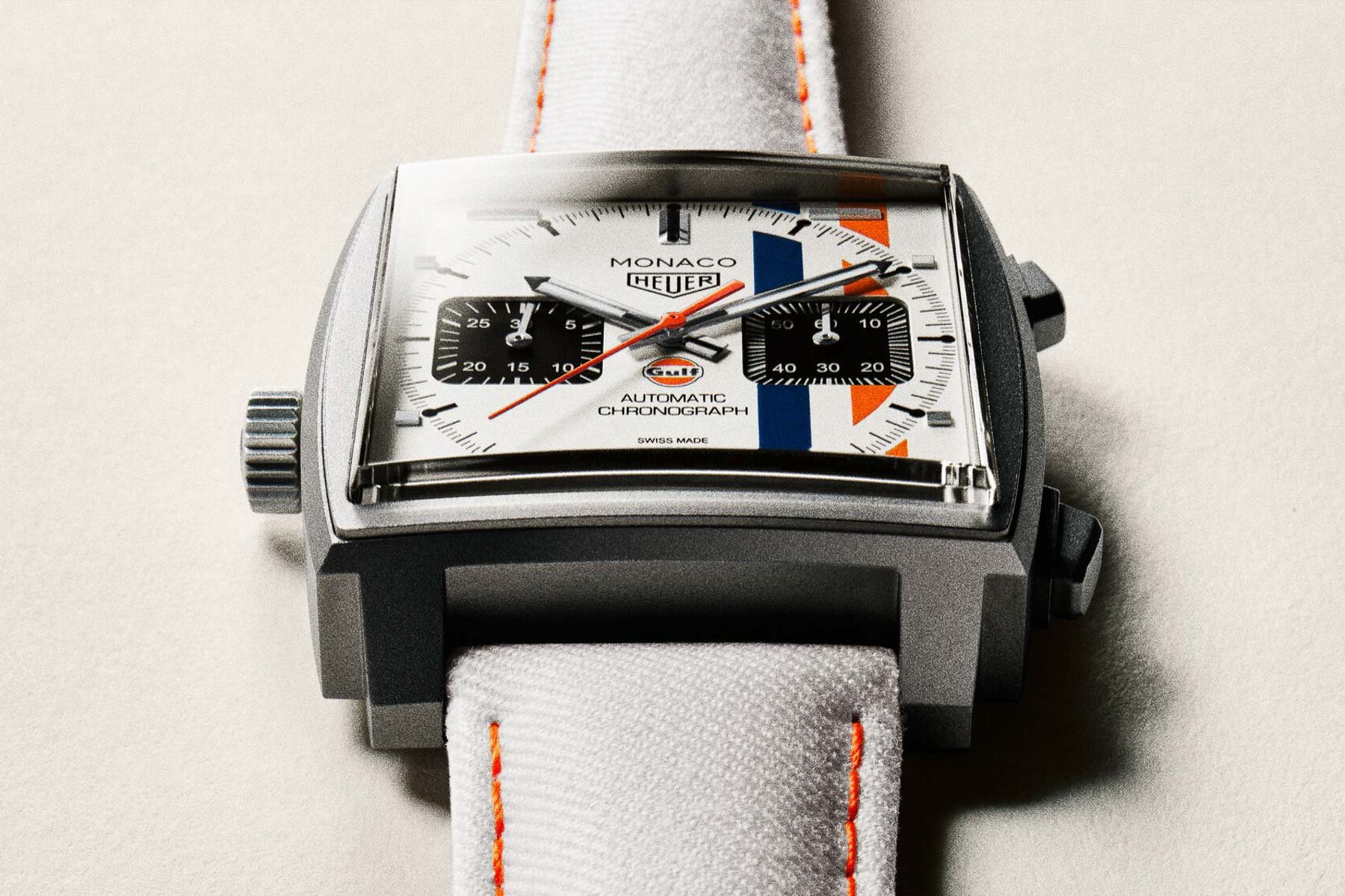 The TAG Heuer Monaco Chronograph × Gulf The TAG Heuer Monaco Chronograph × Gulf
