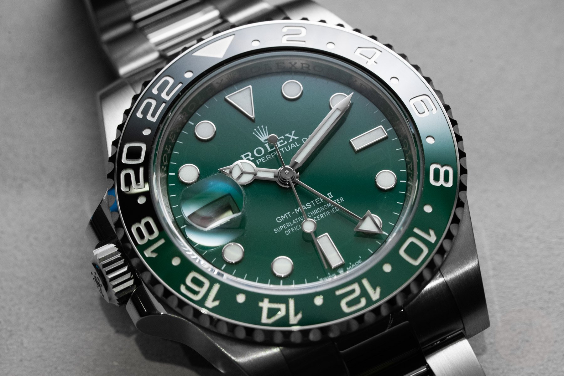 The White Gold Rolex GMT-Master II “Sprite” The White Gold Rolex GMT-Master II “Sprite”