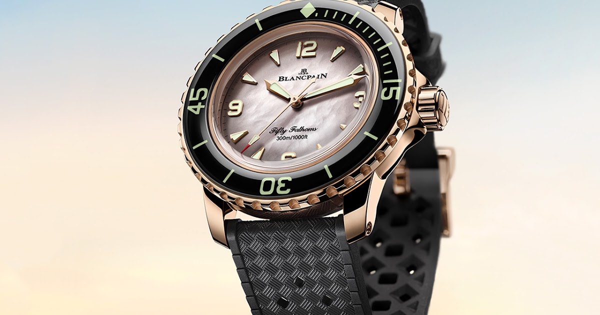 Blancpain expands Fifty Fathoms line with new 38 mm models in black and pink | Time and Watches Blancpain expands Fifty Fathoms line with new 38 mm models in black and pink | Time and Watches