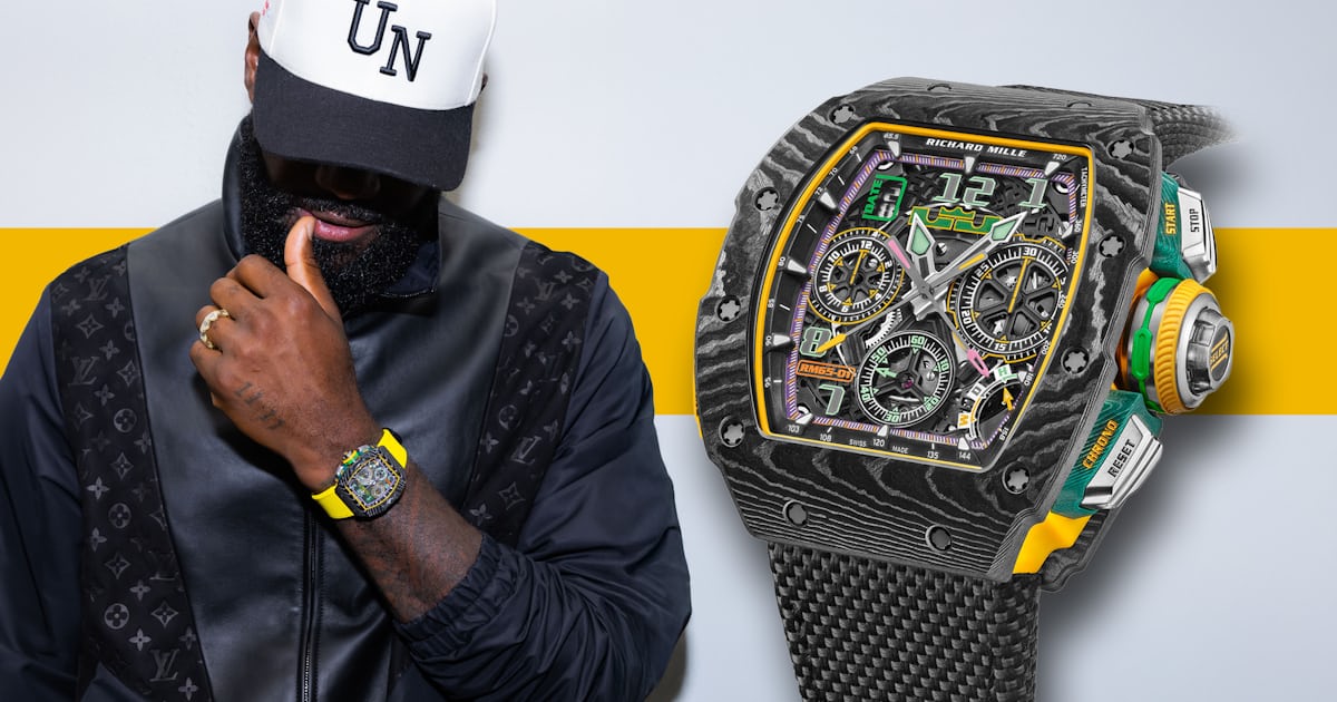 Introducing: NBA Superstar LeBron James Just Dropped A New Richard Mille RM65-01 Split-Seconds Chronograph
