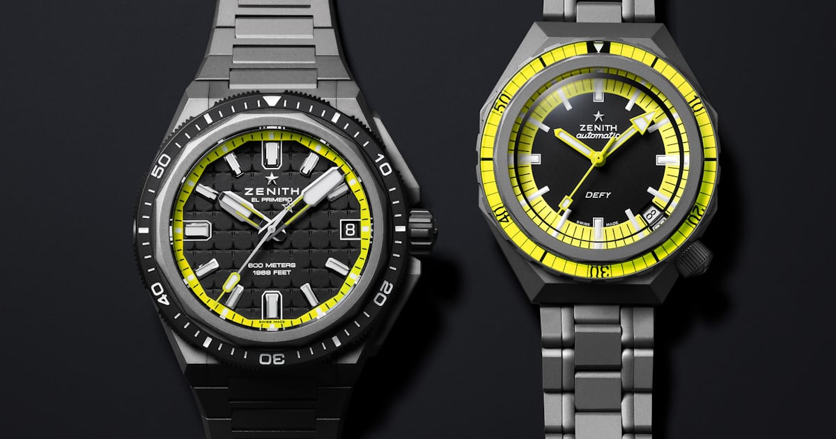 Introducing: Zenith Goes Dark With The Defy Extreme Diver Shadow And Defy Revival Diver Shadow Introducing: Zenith Goes Dark With The Defy Extreme Diver Shadow And Defy Revival Diver Shadow