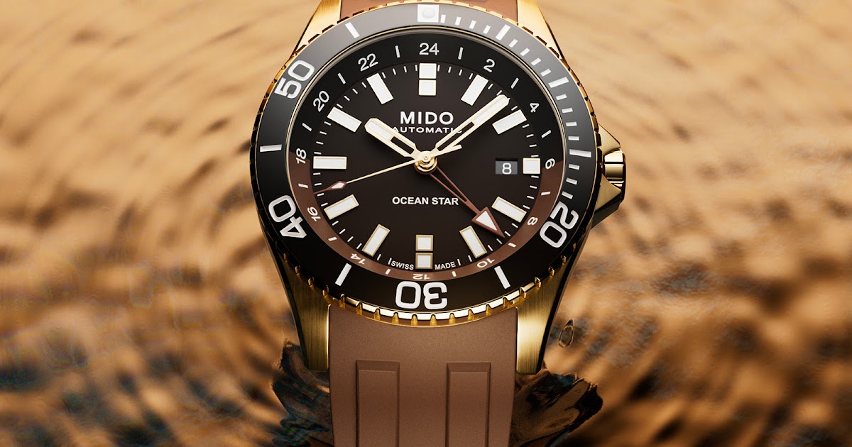 Mido Ocean Star GMT with golden and chocolate hues | Time and Watches Mido Ocean Star GMT with golden and chocolate hues | Time and Watches