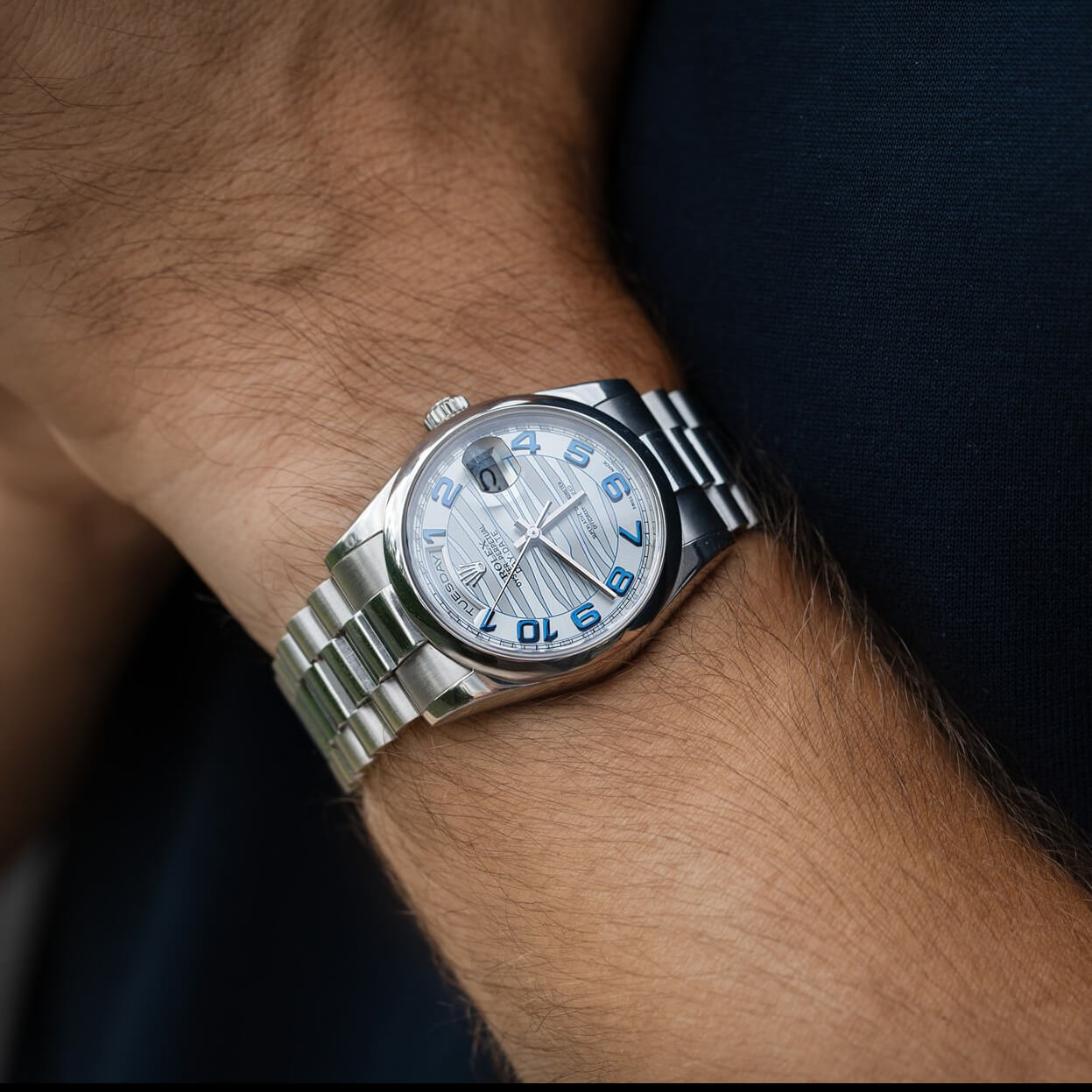My Story of Buying a Pre-Owned Rolex Day-Date 36 in Platinum with “Glacier Blue Wave Arabic Dial”: a Caveat Emptor Scare but a Happy Ending My Story of Buying a Pre-Owned Rolex Day-Date 36 in Platinum with “Glacier Blue Wave Arabic Dial”: a Caveat Emptor Scare but a Happy Ending