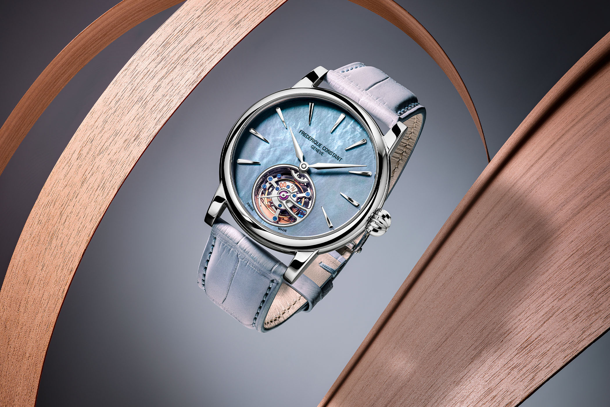 The Frederique Constant Classic Tourbillon Manufacture Mother of Pearl The Frederique Constant Classic Tourbillon Manufacture Mother of Pearl