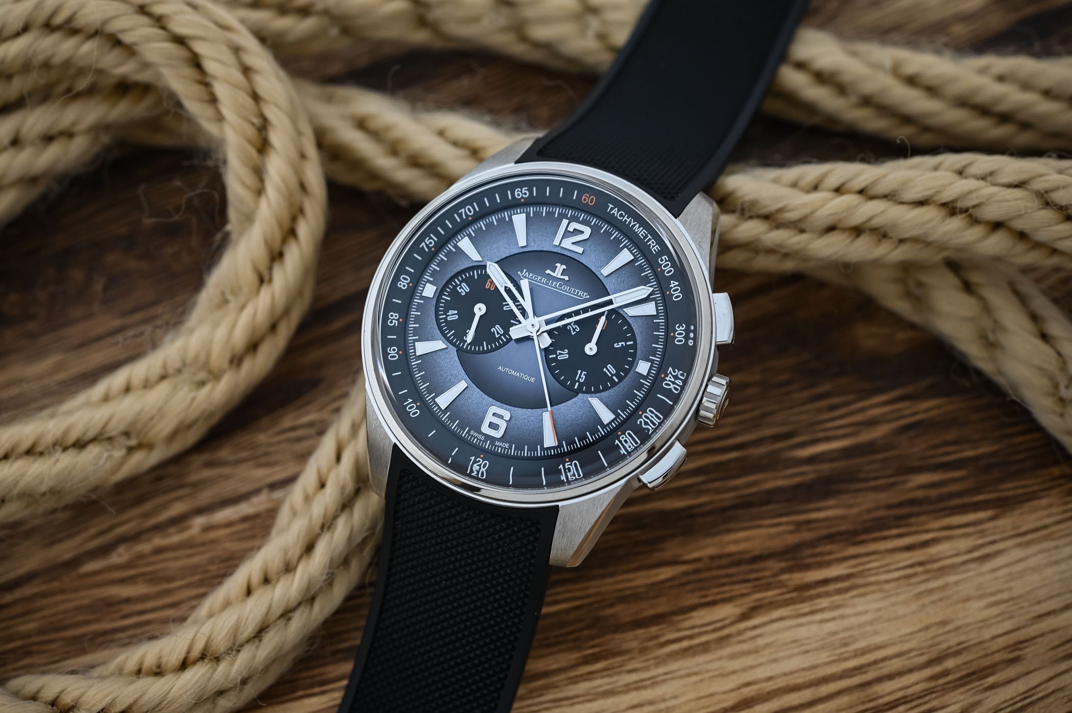 The Jaeger-LeCoultre Polaris Chronograph now with Ocean Grey Lacquer Dial The Jaeger-LeCoultre Polaris Chronograph now with Ocean Grey Lacquer Dial