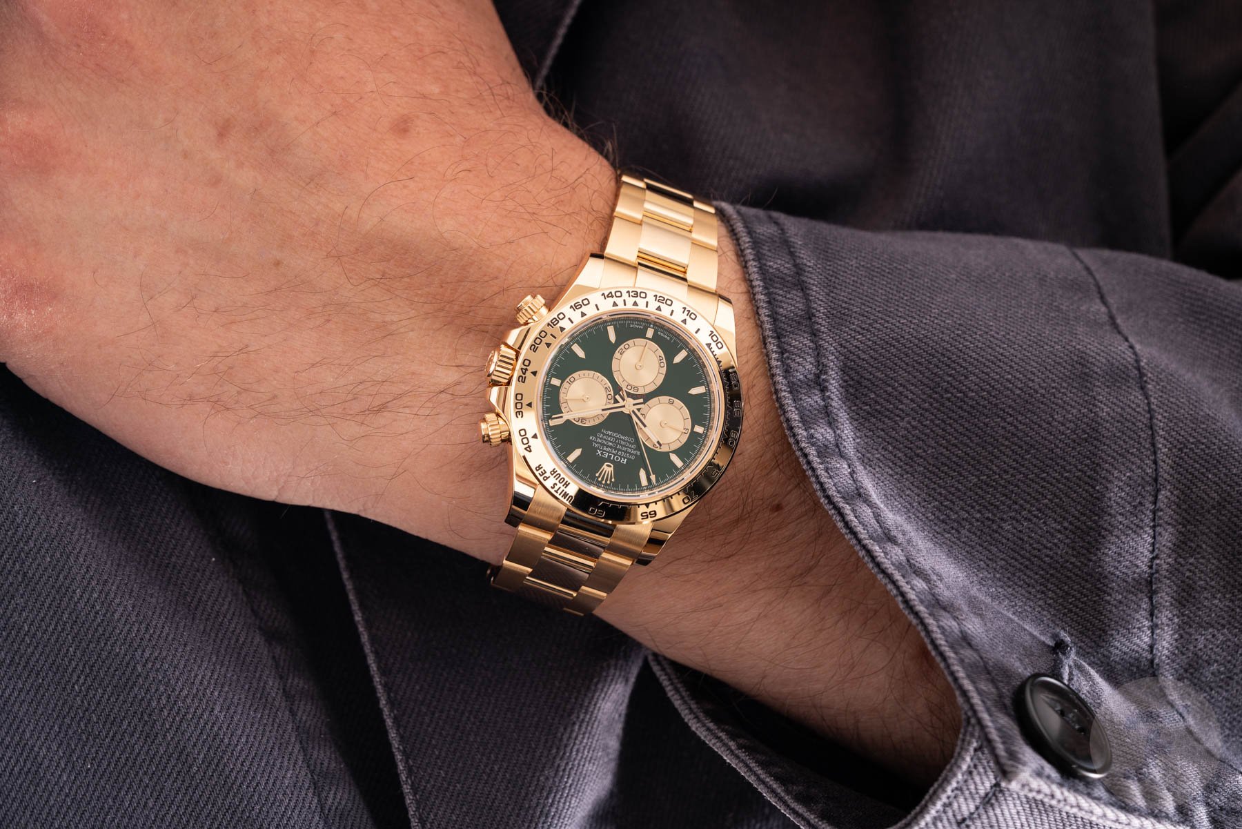 The New Yellow Gold Rolex Daytona With A Green Dial The New Yellow Gold Rolex Daytona With A Green Dial