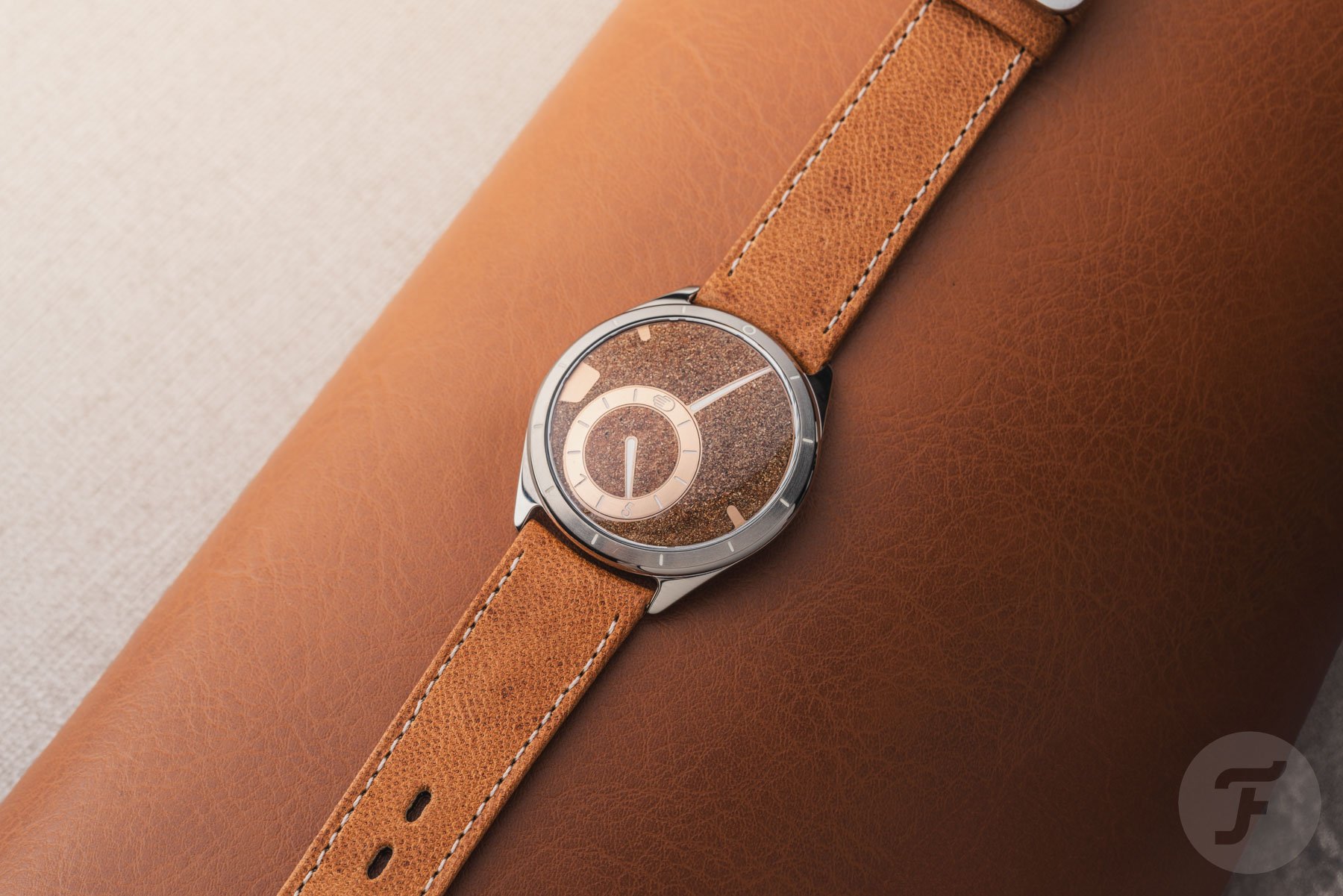 The Ressence Type 9 S75 With A Sand Dial The Ressence Type 9 S75 With A Sand Dial