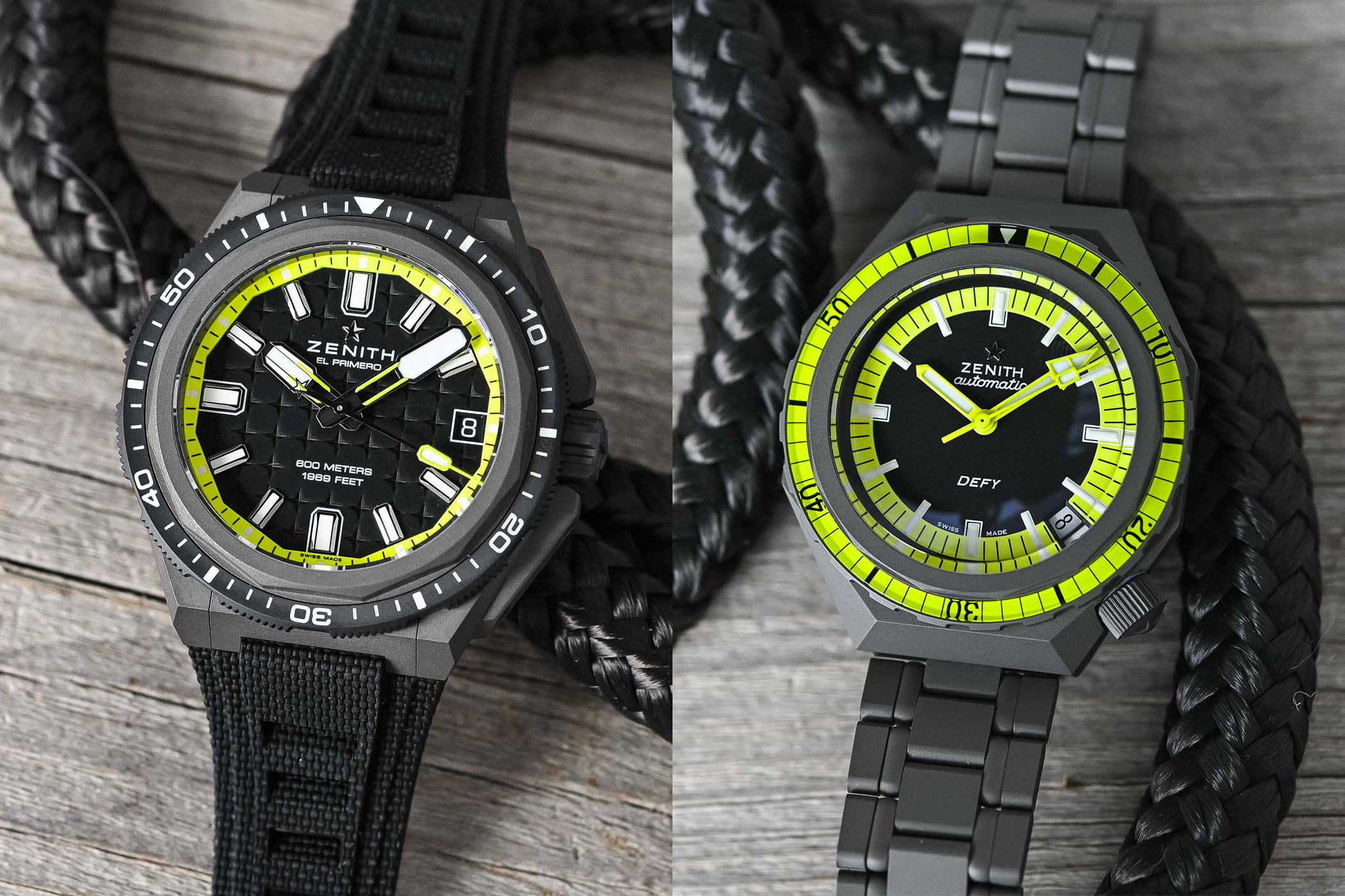 The new Zenith Defy Extreme Diver and Defy Revival Diver Shadow The new Zenith Defy Extreme Diver and Defy Revival Diver Shadow