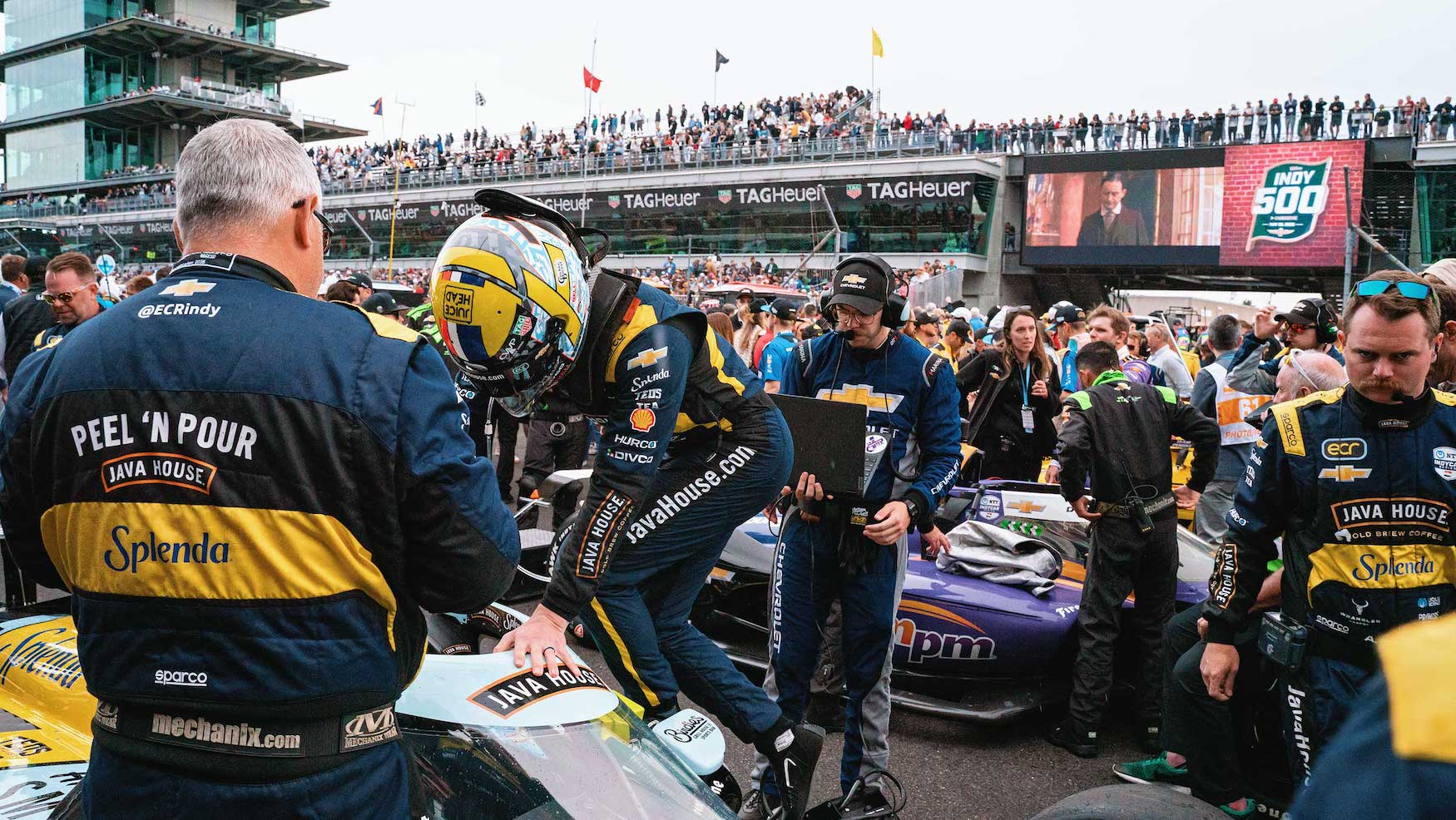 Zach attends his first Indy 500 with TAG Heuer