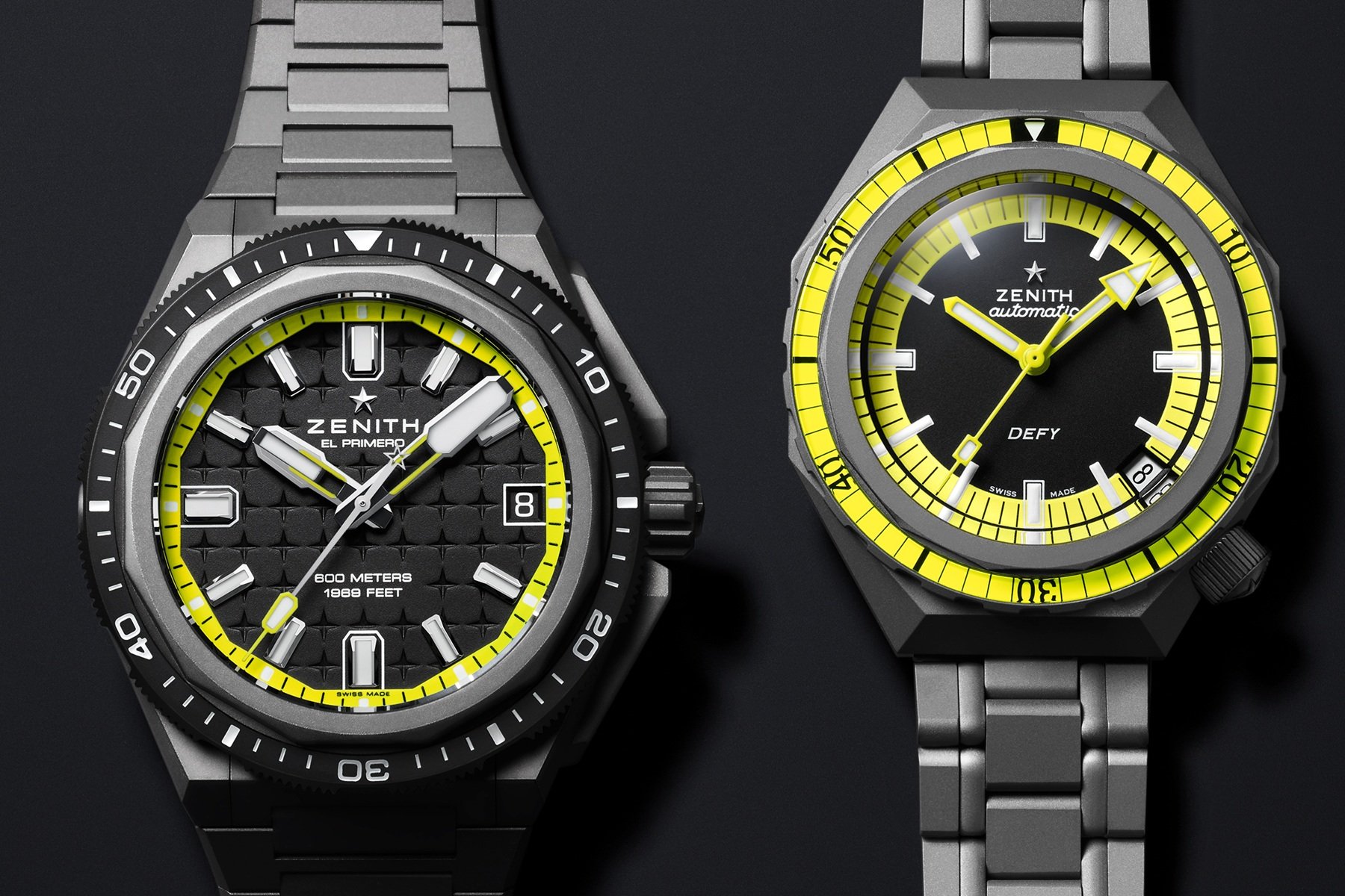 Zenith Defy Extreme Diver & Revival Diver Shadow Versions Zenith Defy Extreme Diver & Revival Diver Shadow Versions