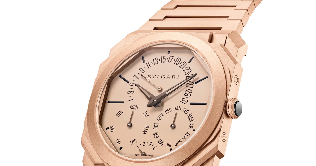 Bulgari adds rose gold variation to the Octo Finissimo Perpetual Calendar | Time and Watches