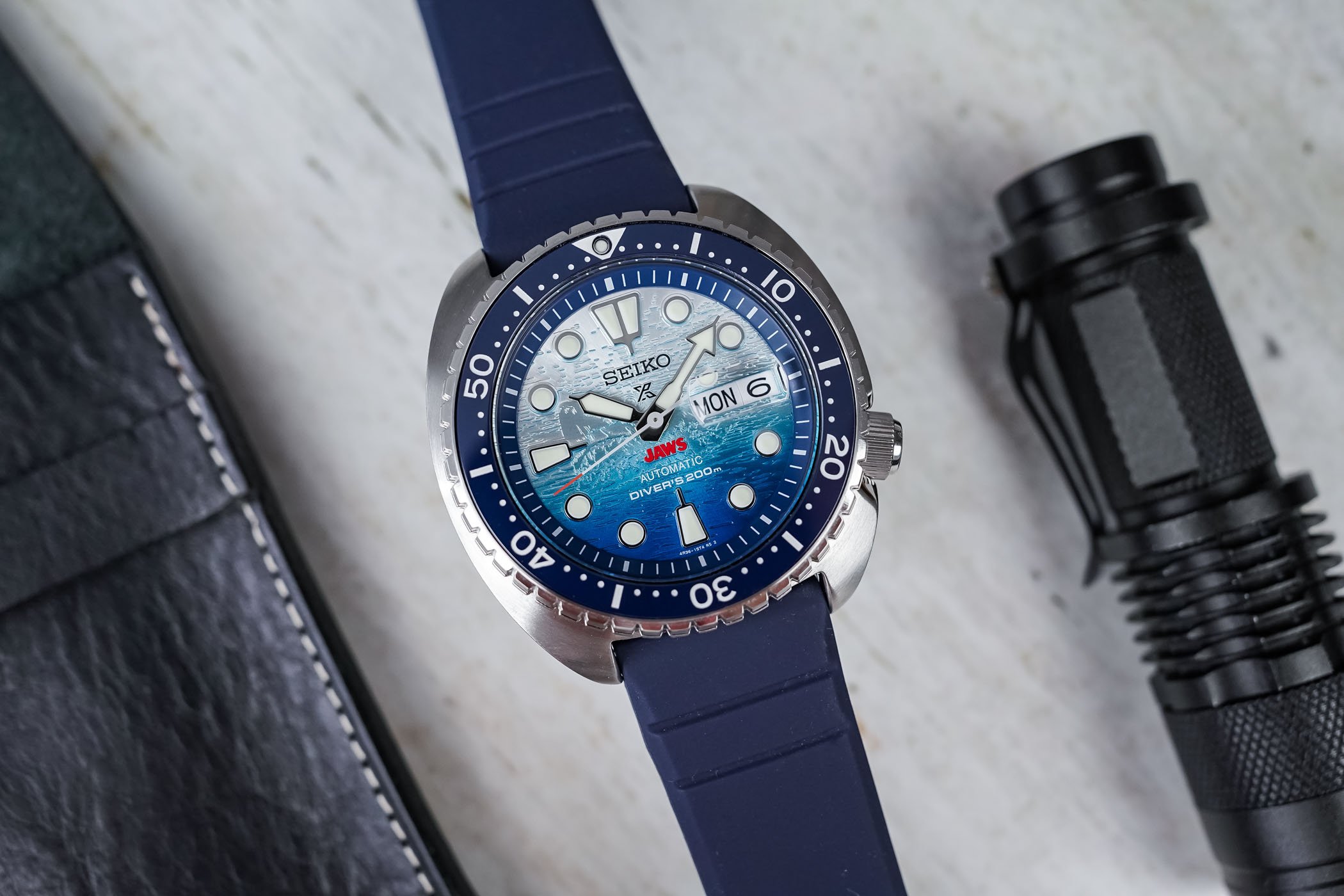 Seiko Celebrates 50 Years of “Jaws” with the Prospex King Turtle SRPL81