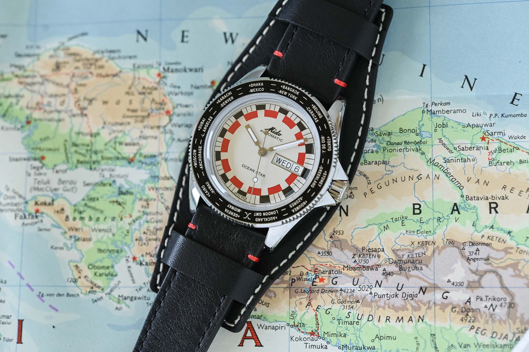The 1970s-Inspired Mido Ocean Star Worldtimer