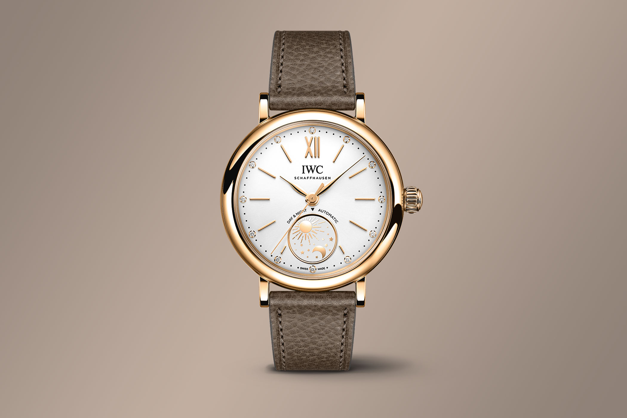 The IWC Portofino Automatic Day & Night 34 in Gold