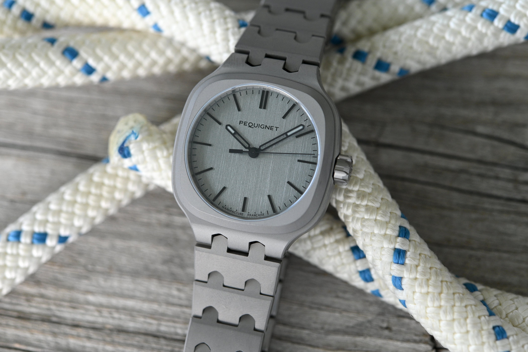 The Monochromatic Looks Of The Pequignet Concorde Titanium 36mm