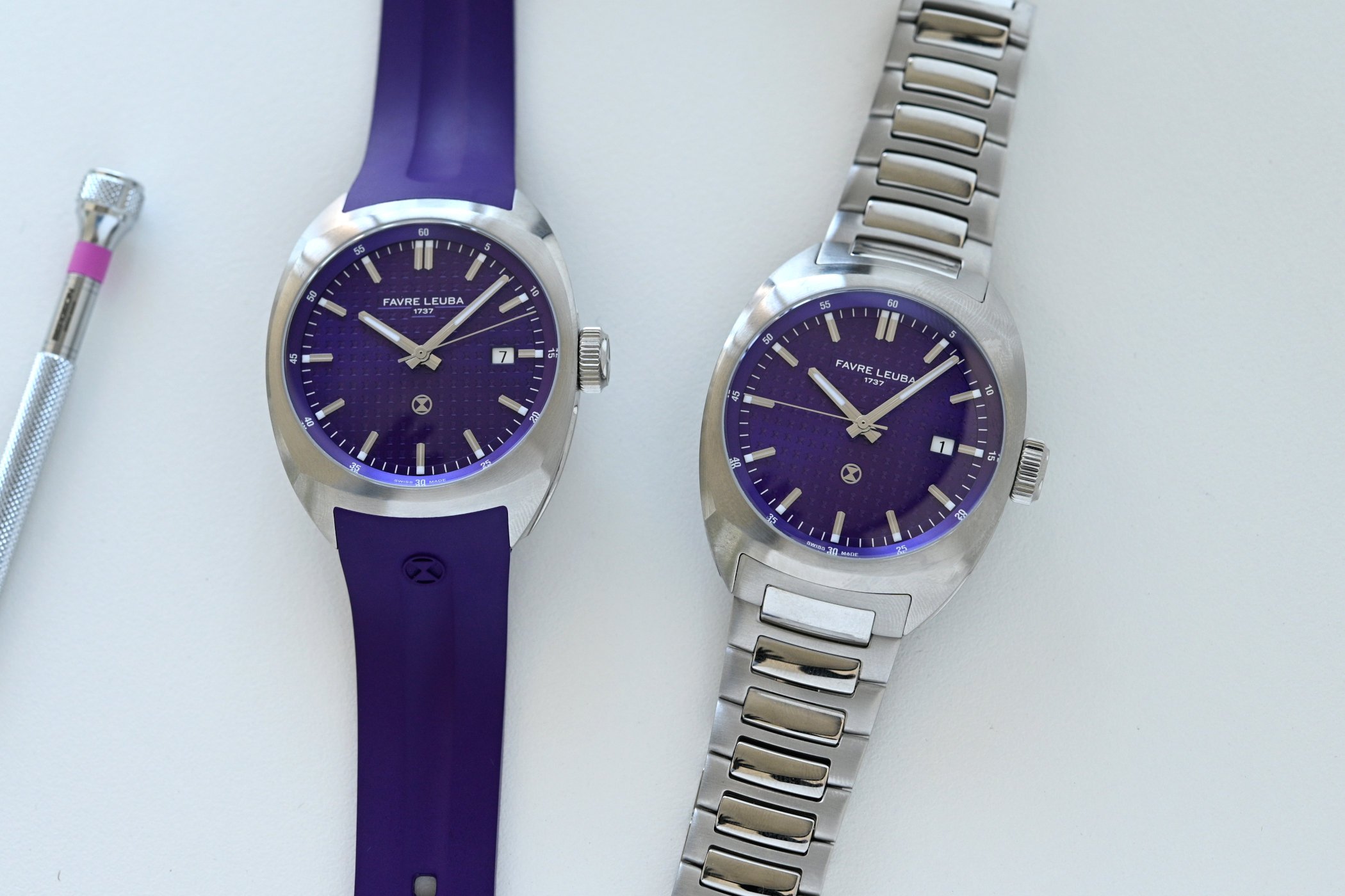The New Favre Leuba Chief Date Royal Purple
