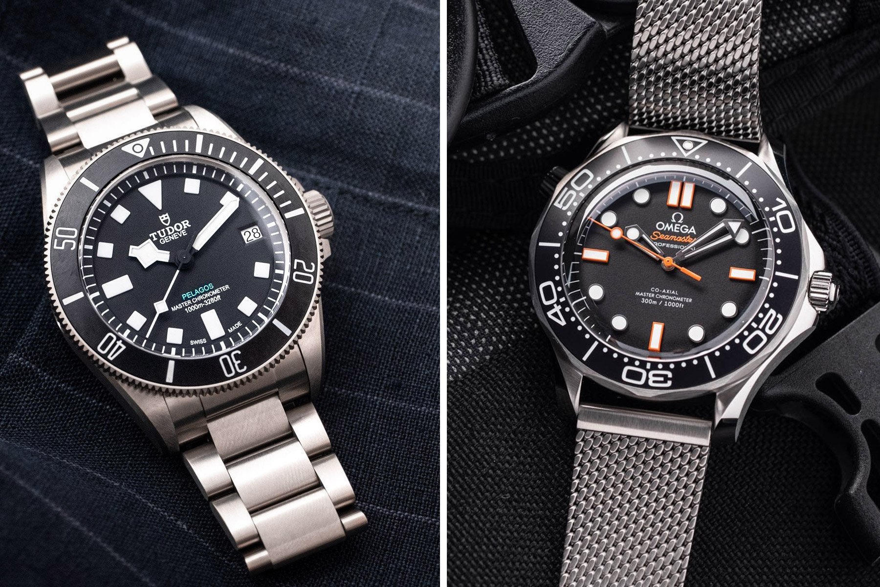 Tudor Pelagos Ultra Vs. Omega Seamaster Diver 300M “Orange”