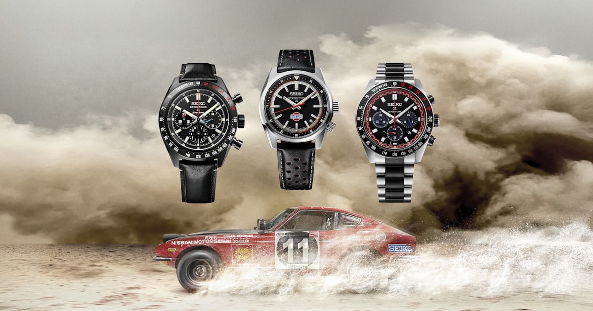 Introducing: A Trio Of Limited Edition Seiko Speedtimers Honoring The Datsun 240Z (And More)