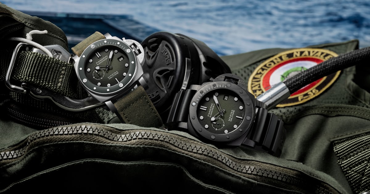 Introducing: Panerai Celebrates Decades Of Collaboration With Italian Navy With The Submersible Marina Militare And Submersible Marina Militare Carbotech