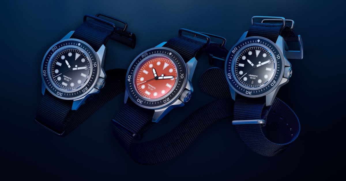 Introducing: Unimatic Updates The Prodiver Line, Including Its First-Ever 600m Diver