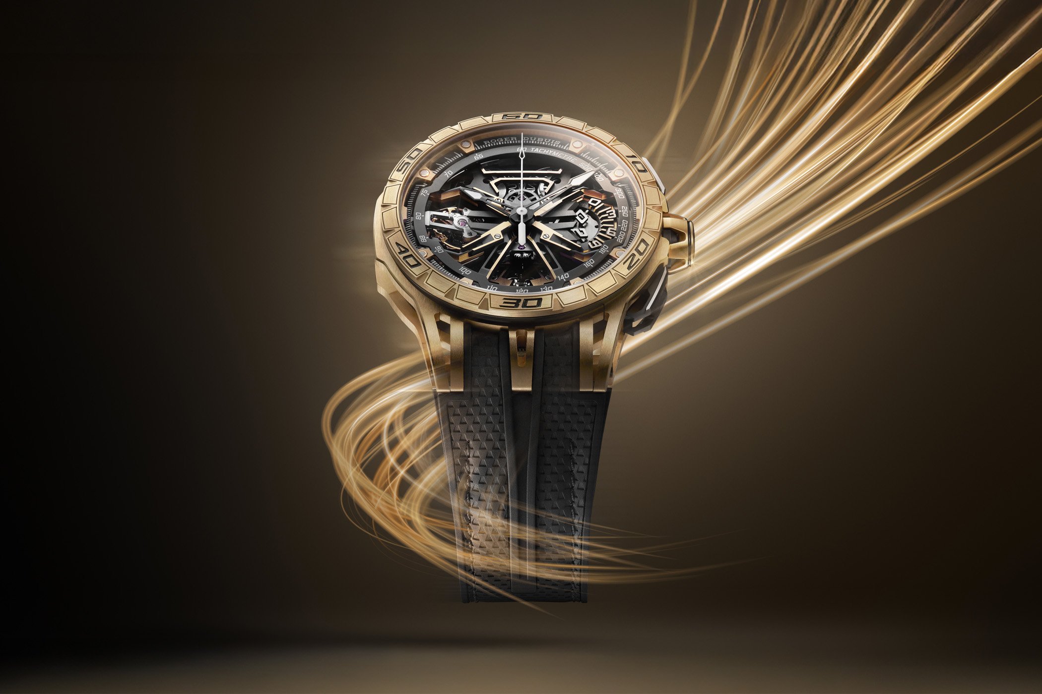 The New Roger Dubuis Excalibur Spider Flyback Chronograph in Pink Gold