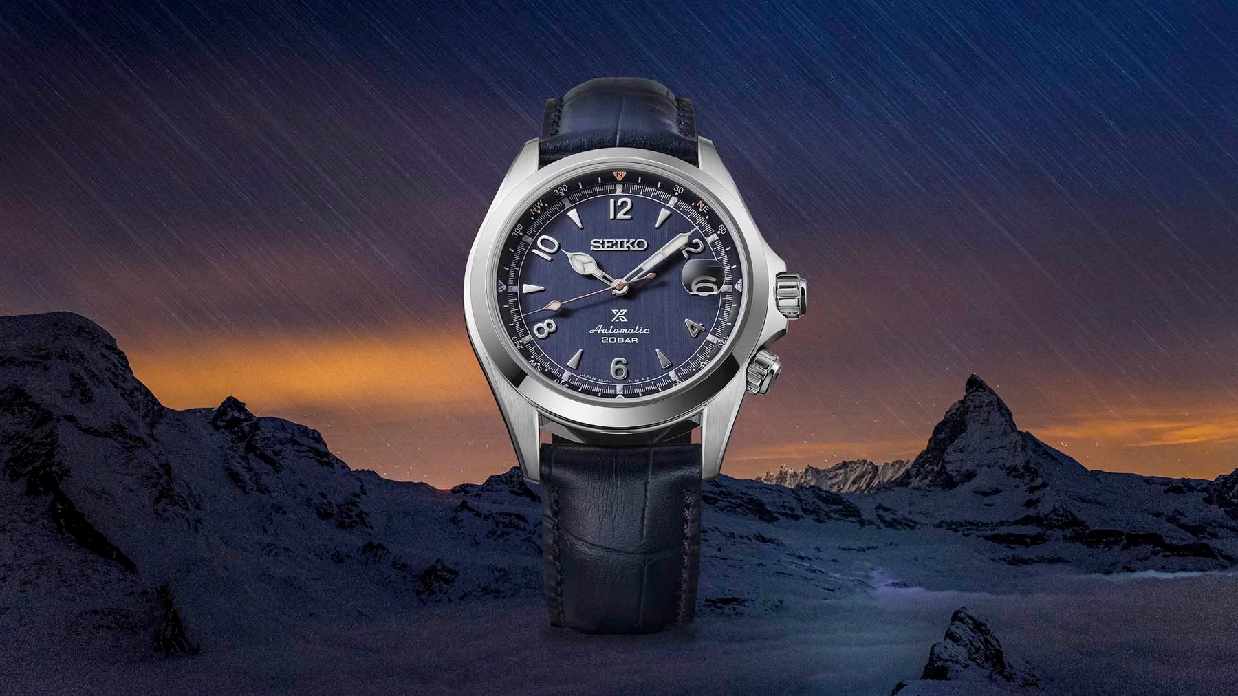 【F】 The Seiko Alpinist SPB531 EU Limited Edition In Blue