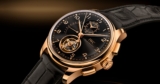 IWC pairs Armor Gold with Obsidian dial in Portugieser Tourbillon Rétrograde Chronograph IW394009 | Time and Watches