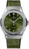 Hublot Classic Fusion Green Sunray Dial Review
